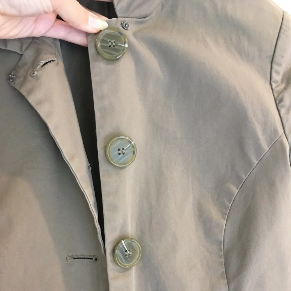 ♦️ Brown Womens Quarter-sleeve Blazer - Picture 5 of 6